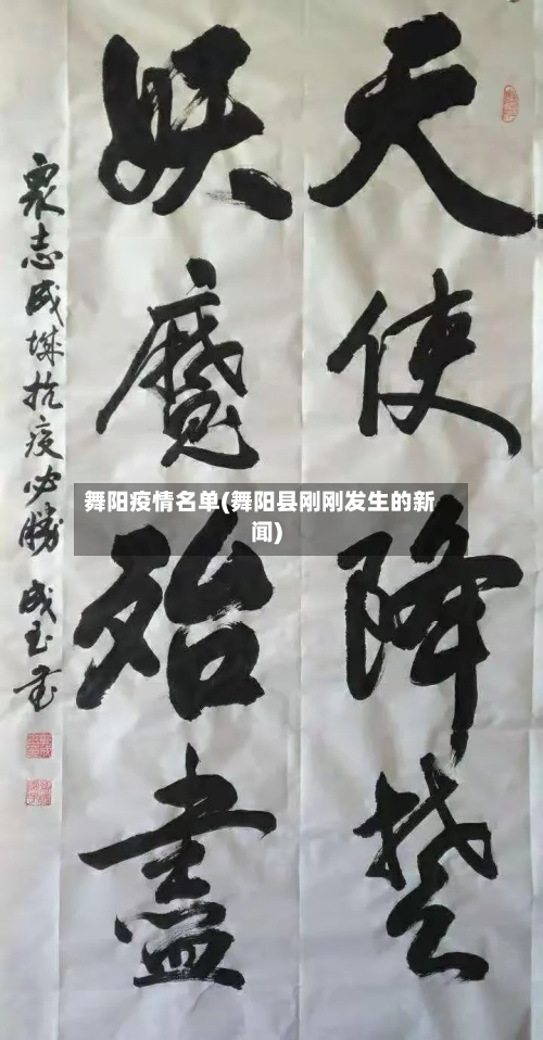 舞阳疫情名单(舞阳县刚刚发生的新闻)