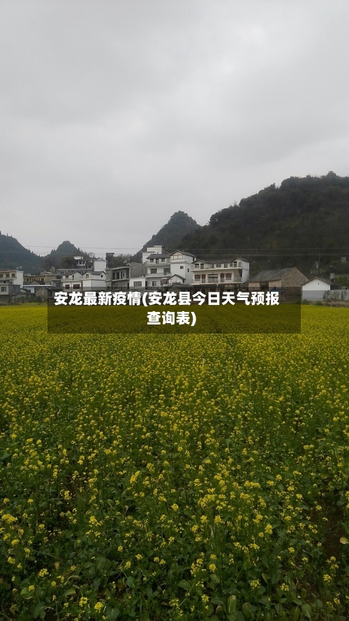 安龙最新疫情(安龙县今日天气预报查询表)
