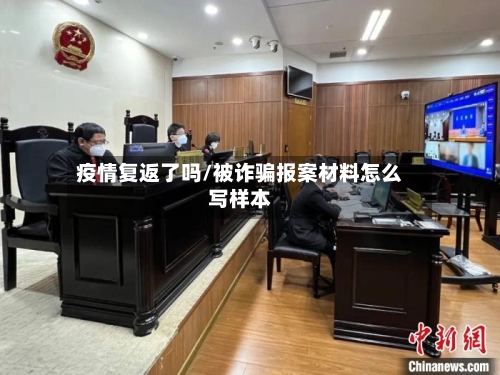 疫情复返了吗/被诈骗报案材料怎么写样本-第3张图片
